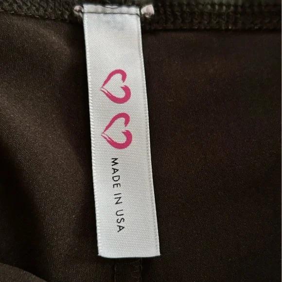 Black Faux Leather Pants — Smooth Finish wide legs size Large/XL NWOT - Picture 6 of 6